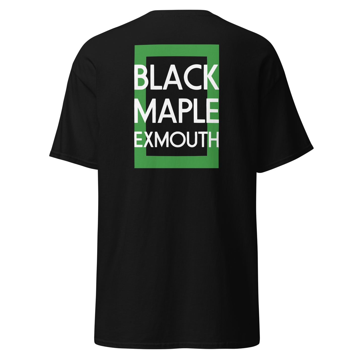 Black Maple - NG Exmouth Devon Back Print Black - T-Shirt