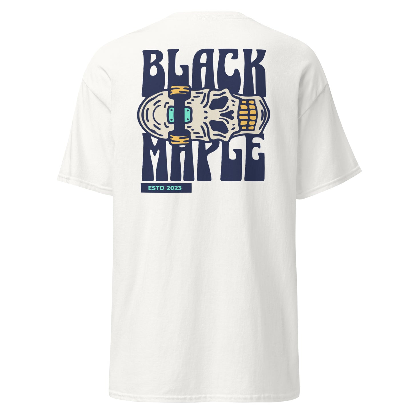 Black Maple - Skate Skull Back Print - T-Shirt