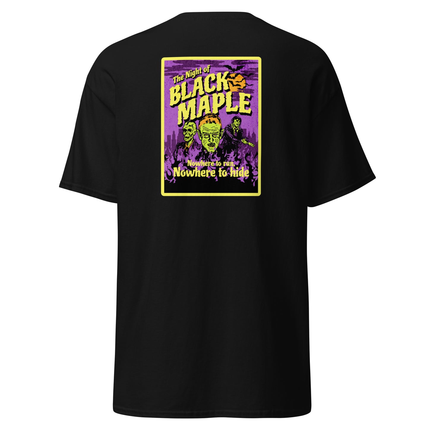 Black Maple - Night of the Living Back Print - T-Shirt
