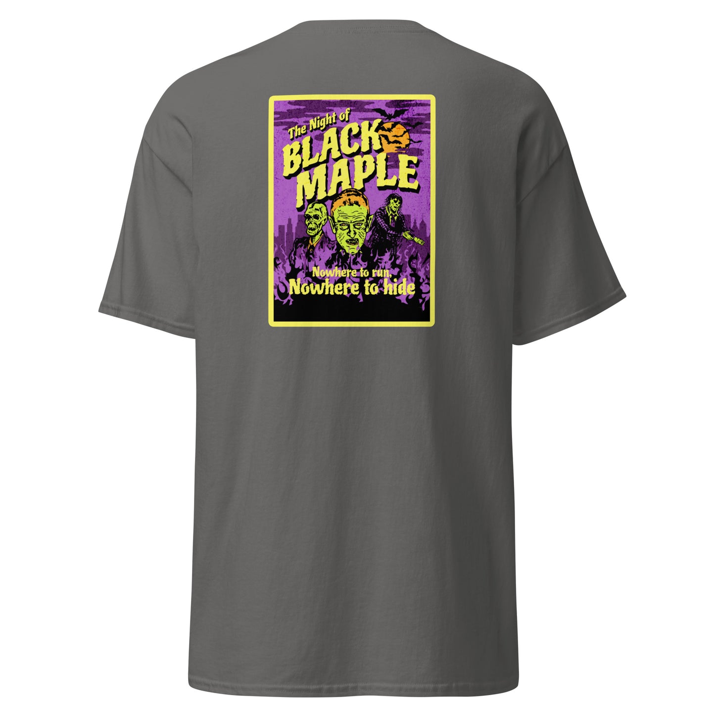 Black Maple - Night of the Living Back Print - T-Shirt
