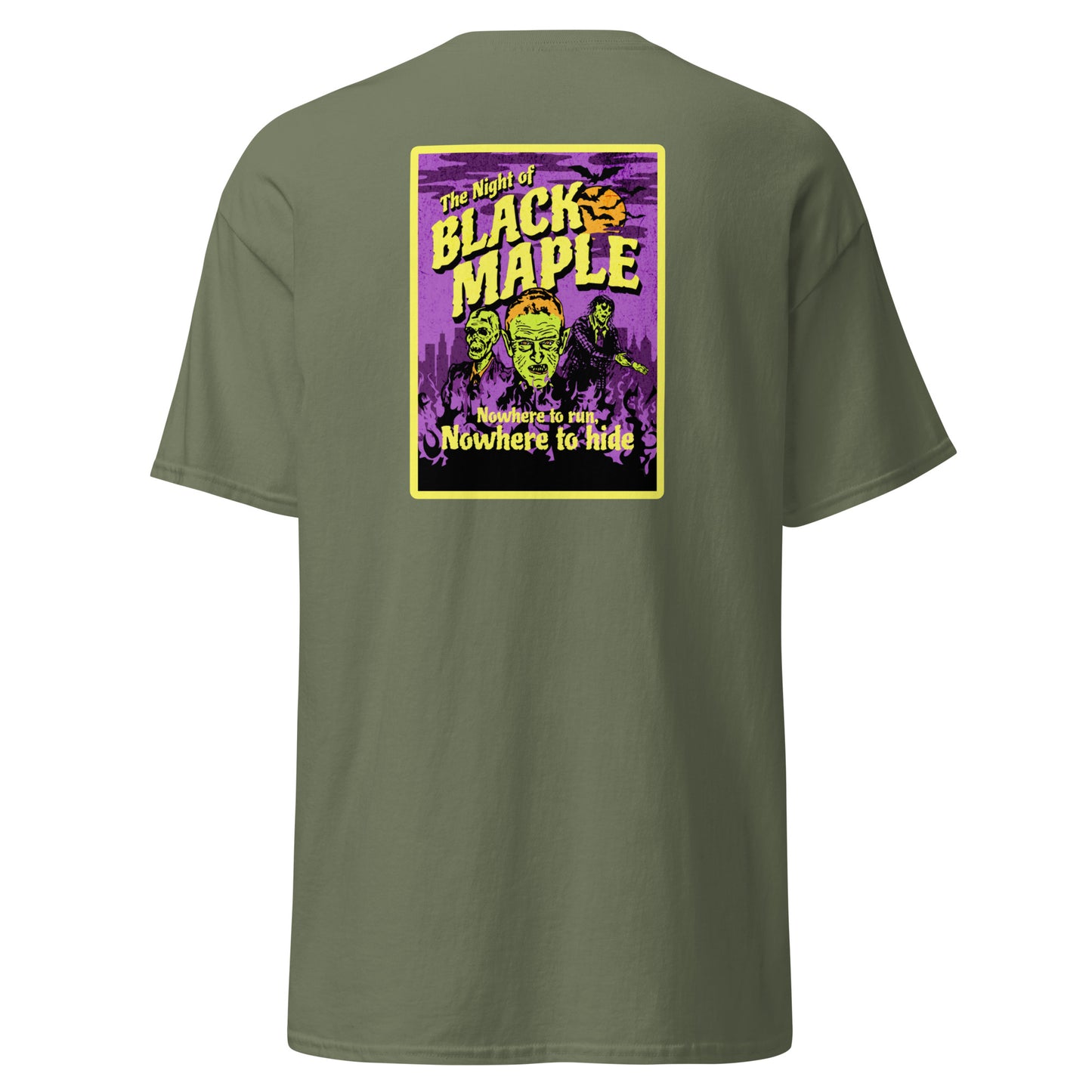 Black Maple - Night of the Living Back Print - T-Shirt