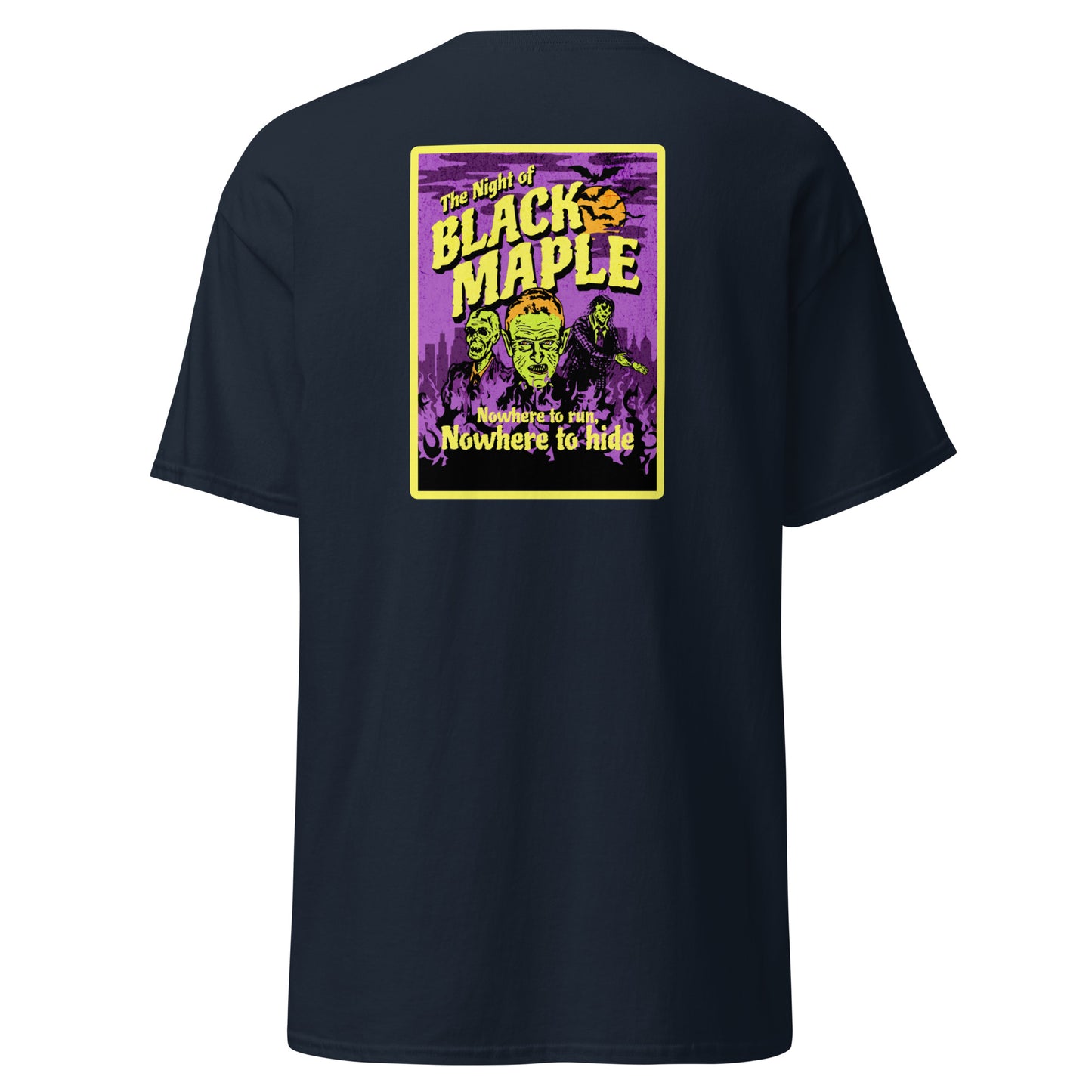 Black Maple - Night of the Living Back Print - T-Shirt