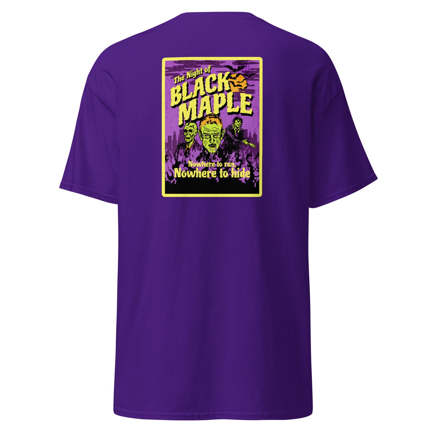 Black Maple - Night of the Living Back Print - T-Shirt