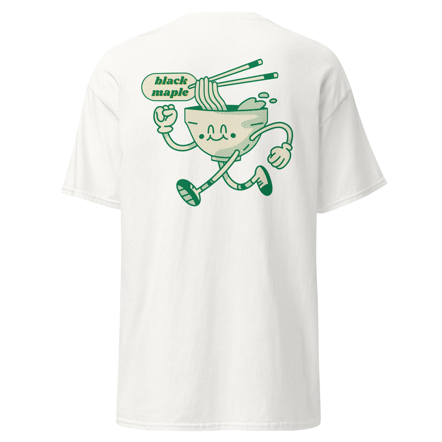 Black Maple - Running Ramen Back Print - T-Shirt