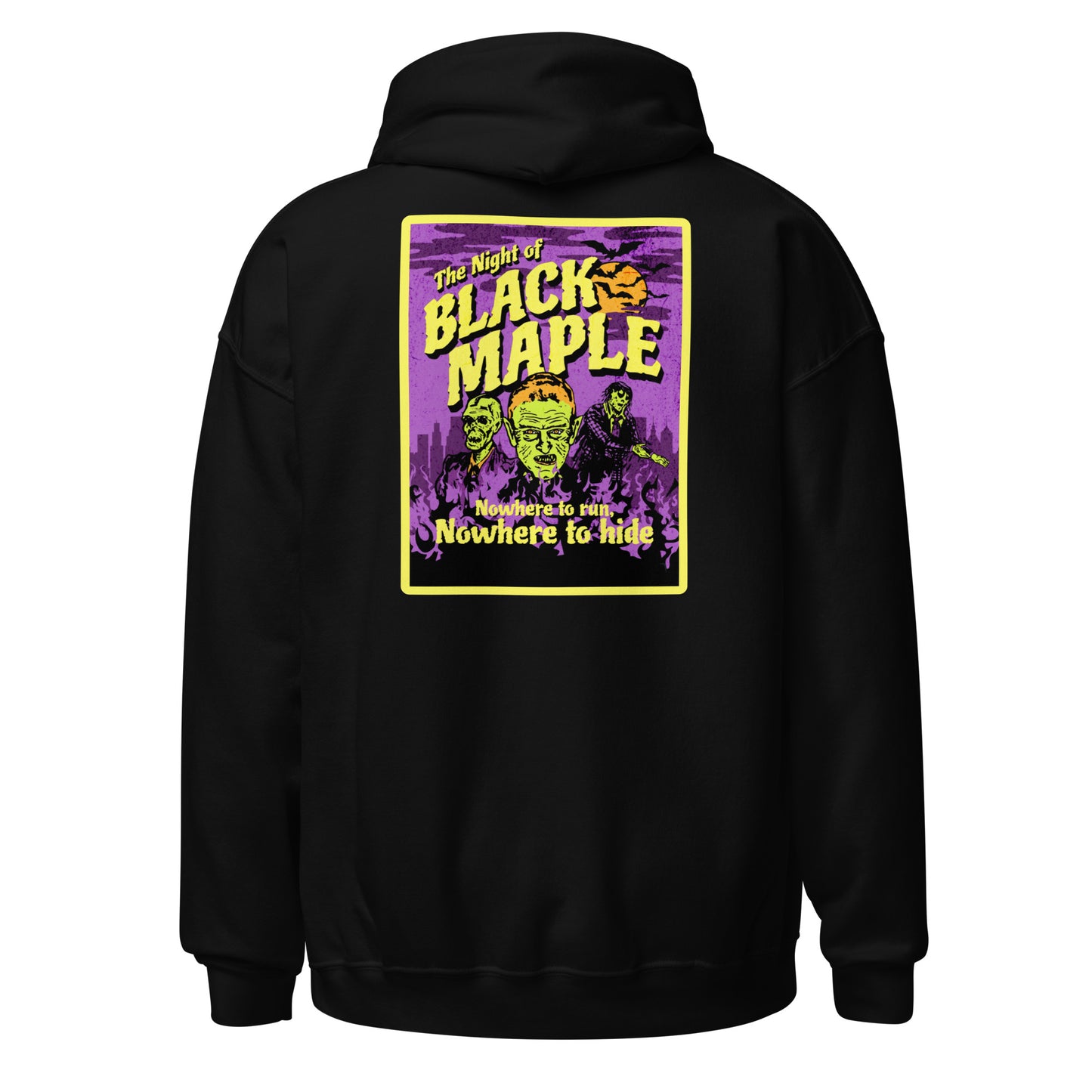 Black Maple - Night of the Living Back Print - Hoodie