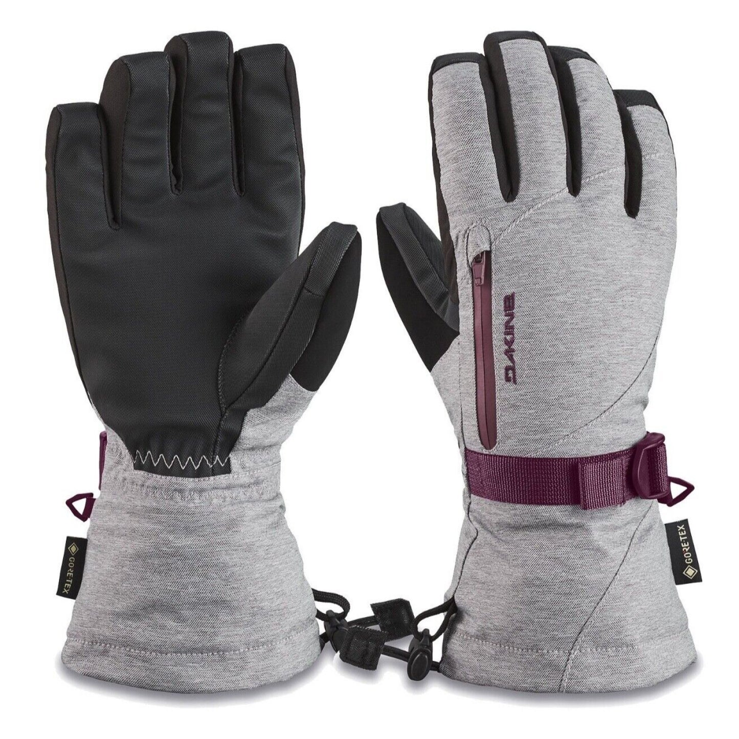 Dakine - Womens Leather Sequoia Gore-Tex Gloves in Silver