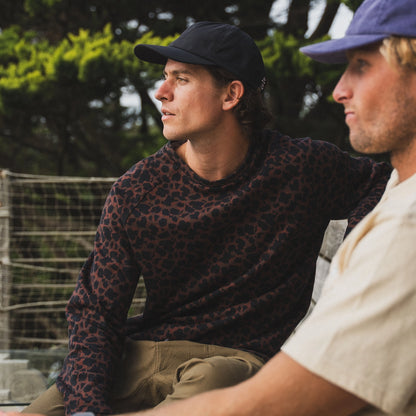 Picture Organic Wakara Mens Crew in Panthera Print