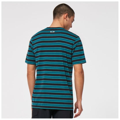 Oakley - Tight Stripe T-Shirt in Green Pool