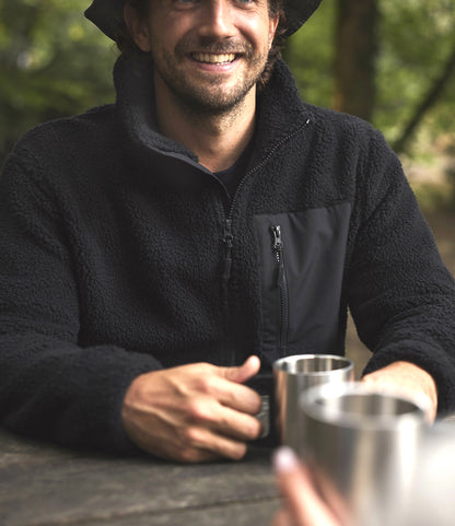 Ravine Unisex Full Zip Borg Fleece Jacket