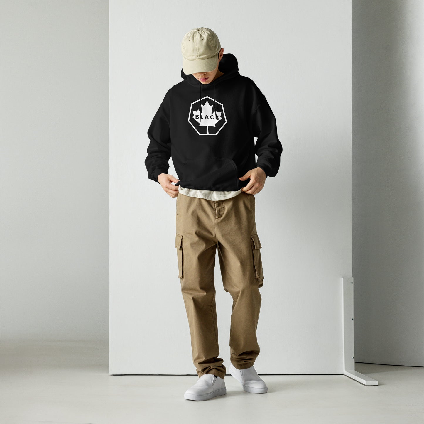 Black Maple - O.G White Logo Hoodie