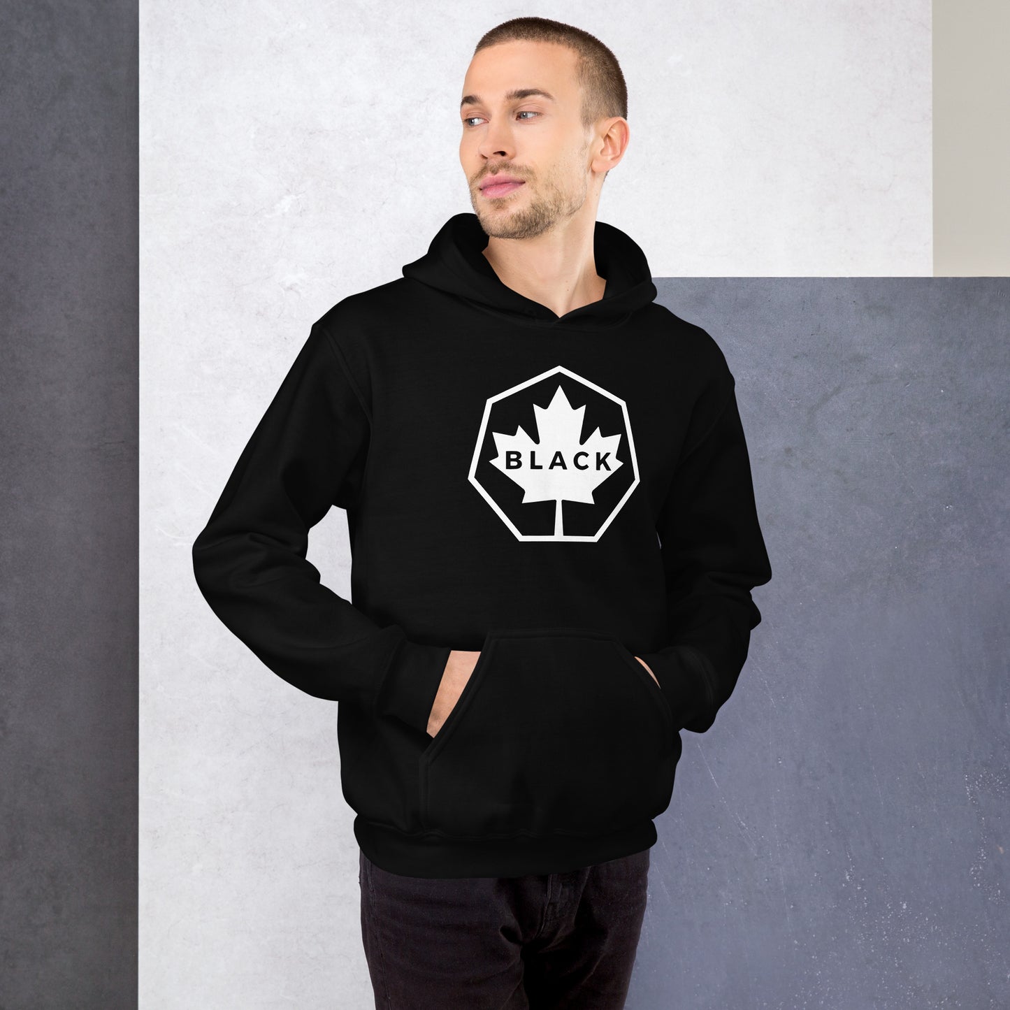 Black Maple - O.G White Logo Hoodie